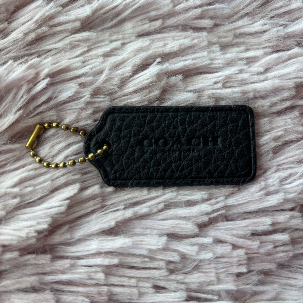 COACH Leather Hangtag